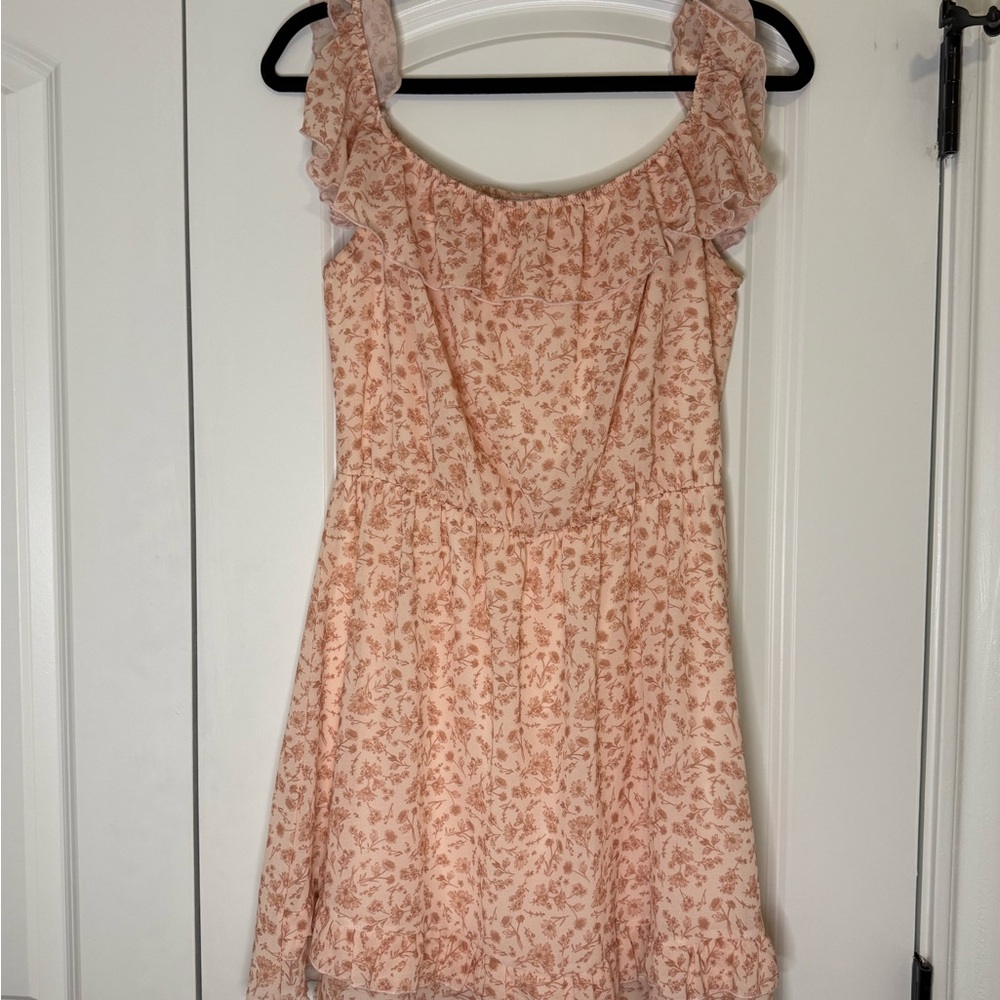 Floral Ruffle Dress - Picture 3 of 4
